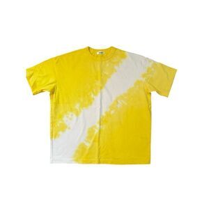 Madhappy x Snapchat Collab Yellow Tie Dye Shirt Size Medium
